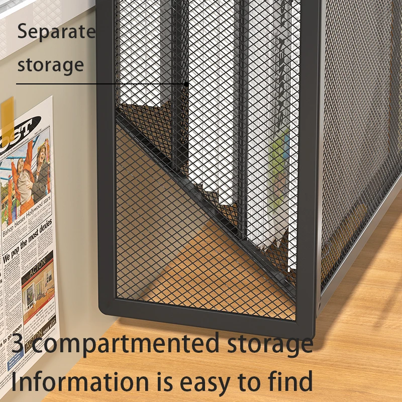 Desk Mail Organizer for Countertops, Mesh Bill Desk Organizer, File and Letter Holder, Letter Tray, Paper Mail Sorter,