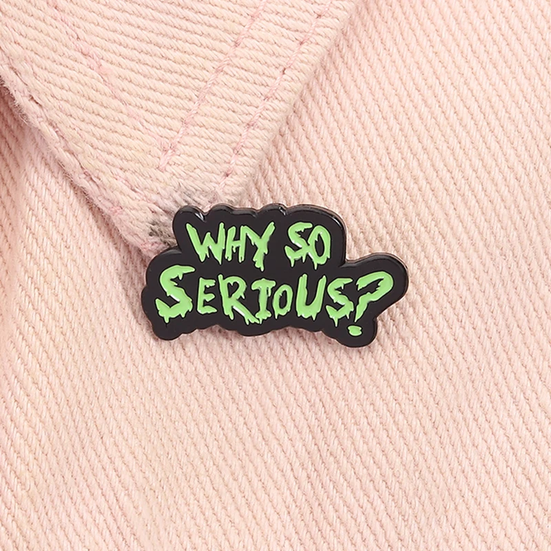Why So Serious? Joker Enamel Pin