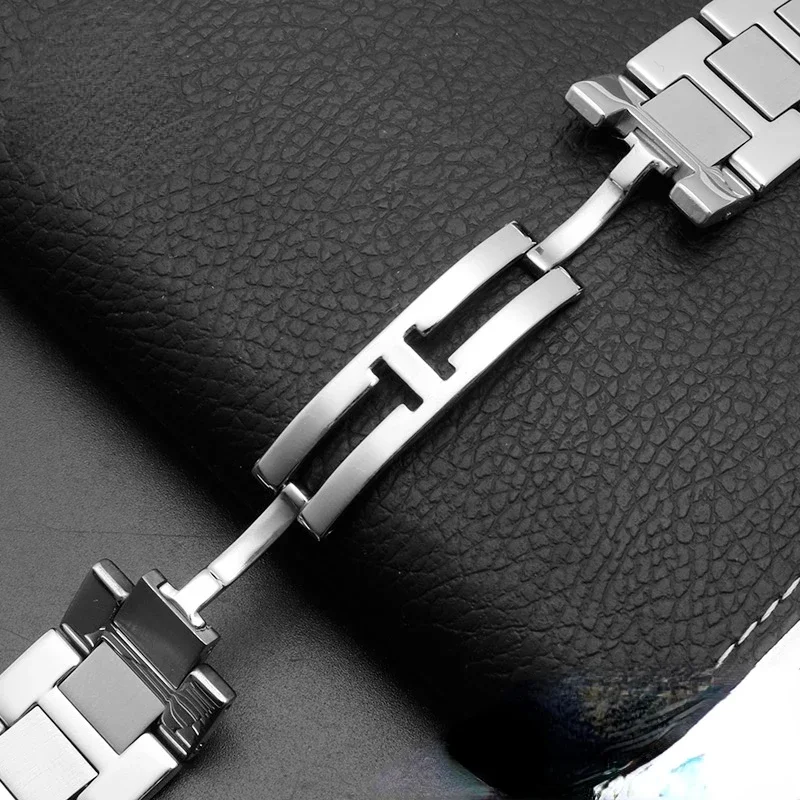 Stainless Steel Watch Strap for Cartier Tank Solo Series Original Classic Look W5200005 Comfortable Breathable Band Accessories