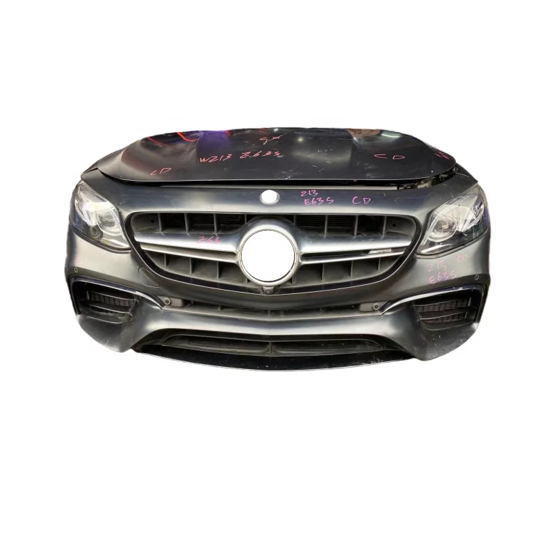 

For Mercedes Benz E 63AMG W213.238 Front Bumper Assembly with Radiator Headlights Hood Mudguard-High Performance Car Bumpers