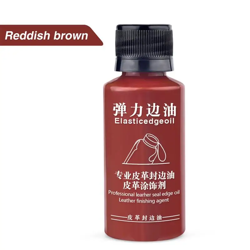 30ml matte elastische Kanten versiegelung Öl Leder farbe DIY Leder kanten farbe Lederwaren Renovierung Trimm kanten versiegelung pigment