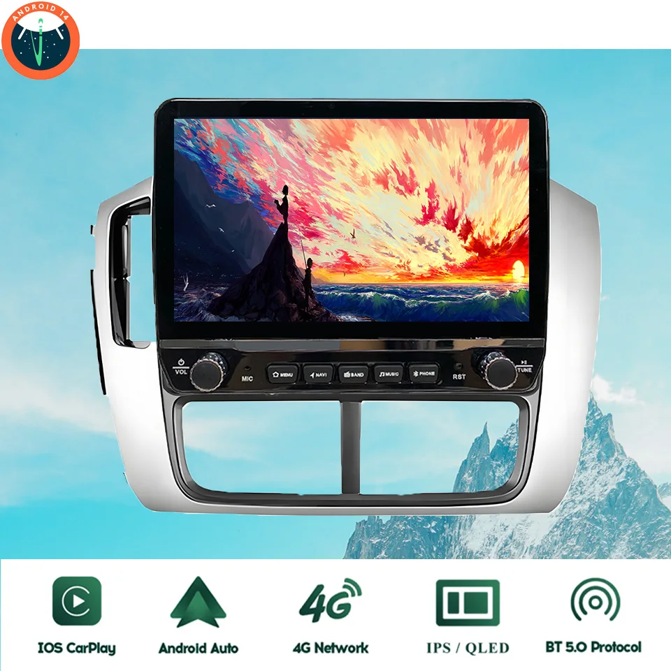 8Core 8G+128G Car Radio FM AM Audio Video Stereo DVD Cassette For Honda Pilot 2005 - 2008 GPS Navigation Car intelligent systems