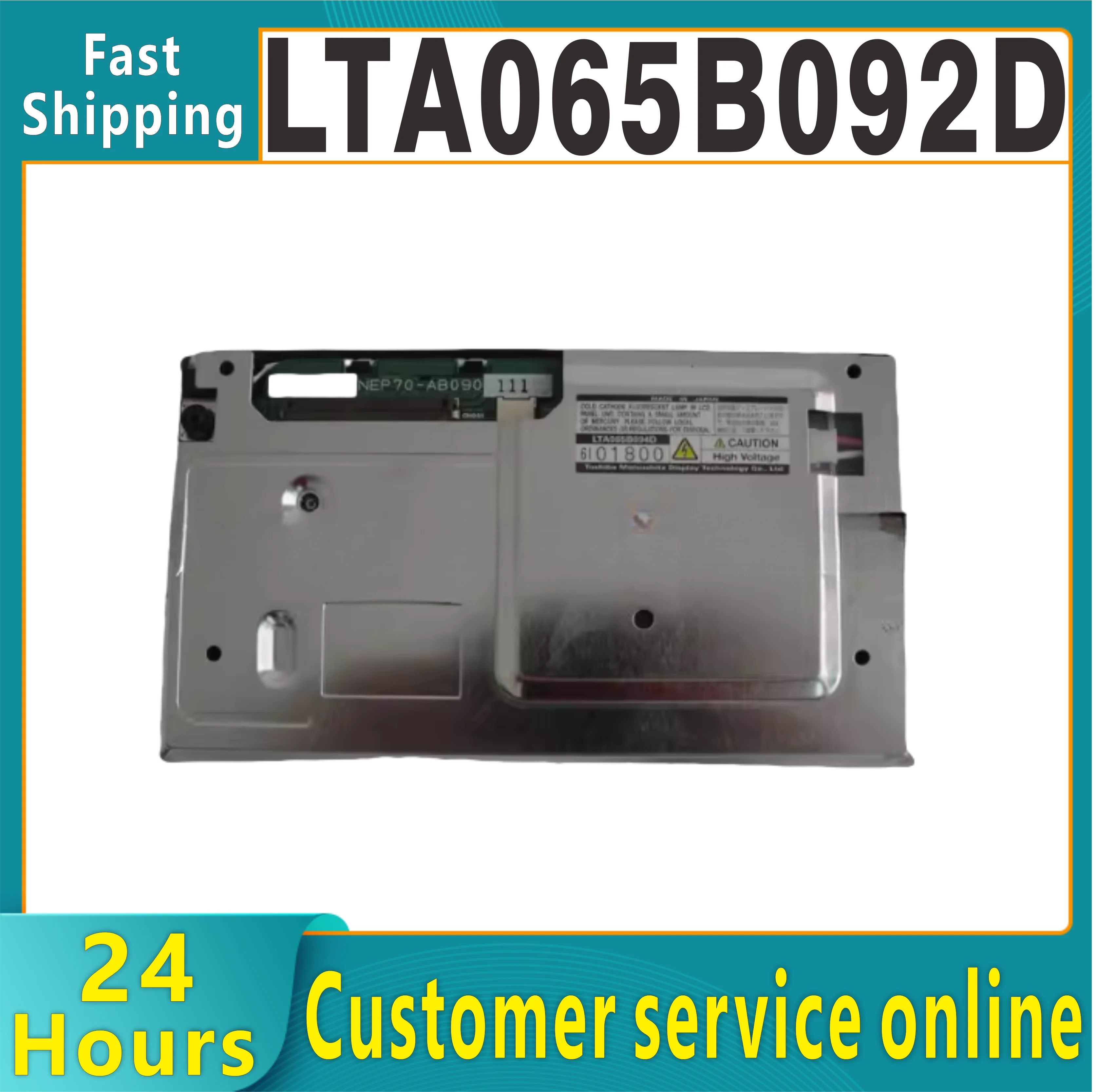Nova marca de navegação original do carro tela LCD de 6,5 polegadas LTA065B097D LTA065B092D Porsche & ch & Cayene PCM2