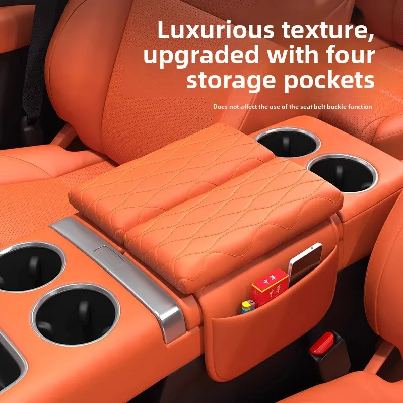 For Li Auto I6 L6 L7 L8 L9 Livis Car Armrest Box Height Increasing Pad Thickened Version Car Interior Modification Accessories