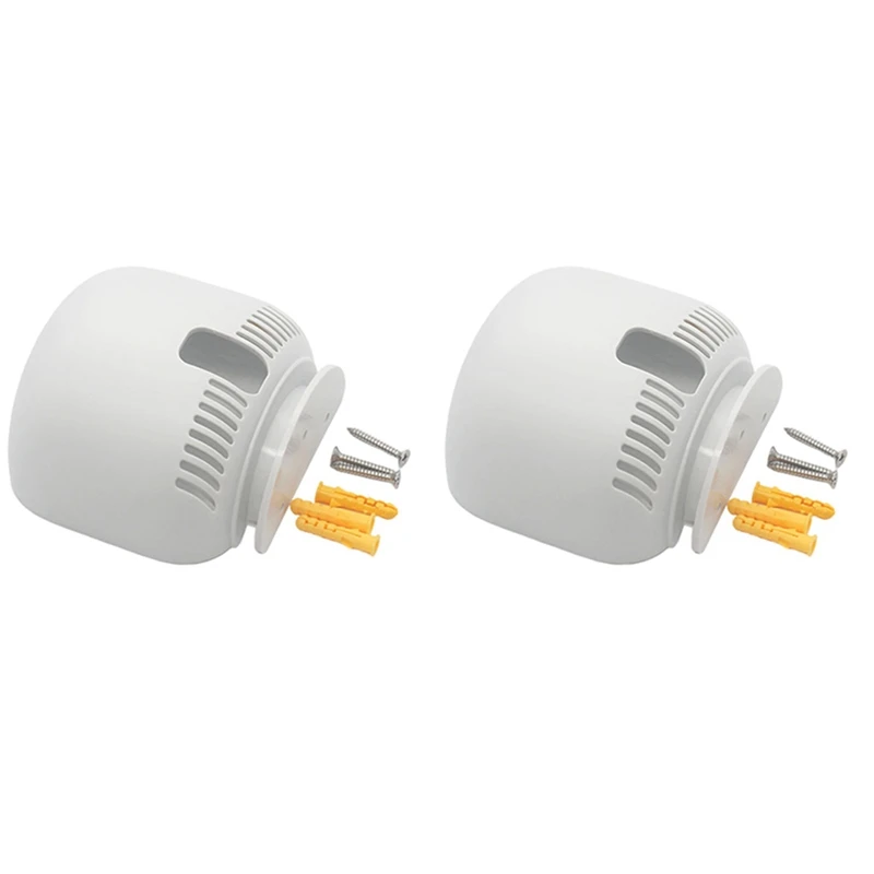 Support mural Wi-Fi pour Google Nest, support rapide avec enrouleur de câble, sécurité et utilisation facile dans la maison partout, 2 pièces