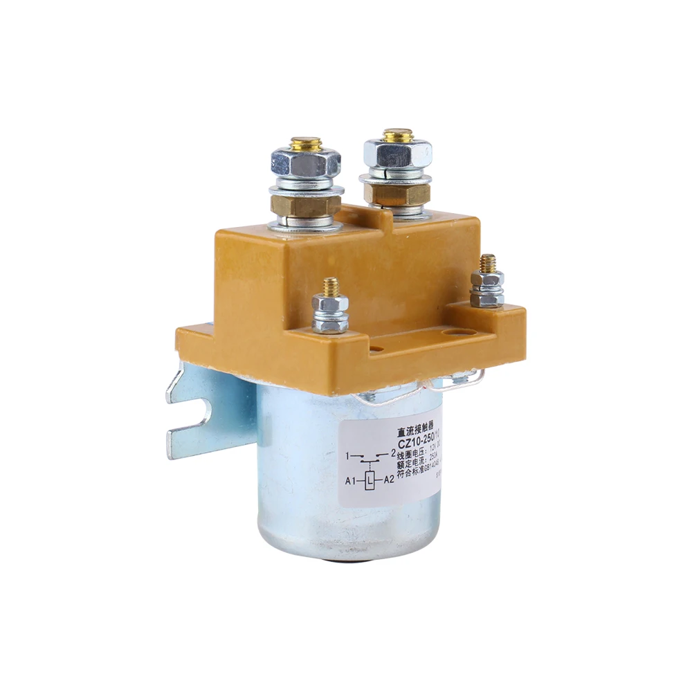 Kontaktor DC 250A Kontrol tegangan on-off remote control cerdas untuk sepeda roda tiga listrik roda empat listrik