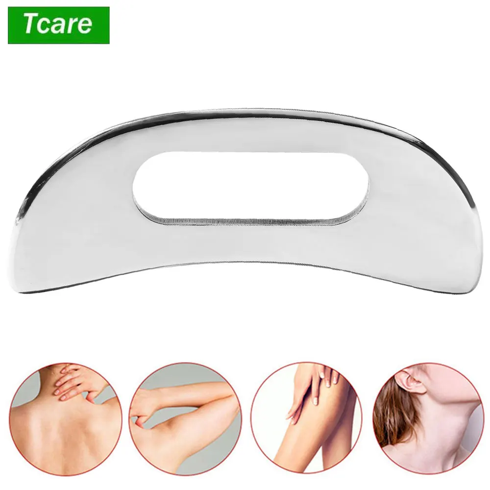 Stainless Steel Gua Sha Scraping Massage Tool,IASTM Tools Great Soft Tissue Mobilization Tool for Relaxing Soft Tissue,Back Pain