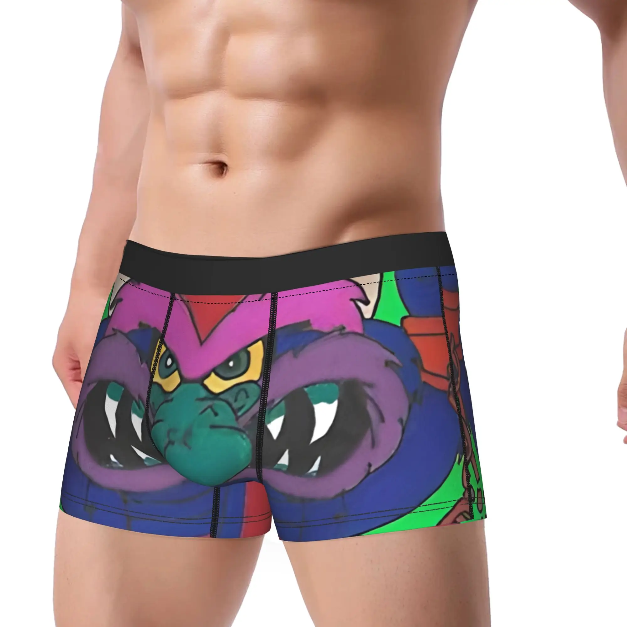 My Pet Monster  Element Skateboards Underpants Breathbale Panties Man Underwear Element Print Shorts Boxer Briefs