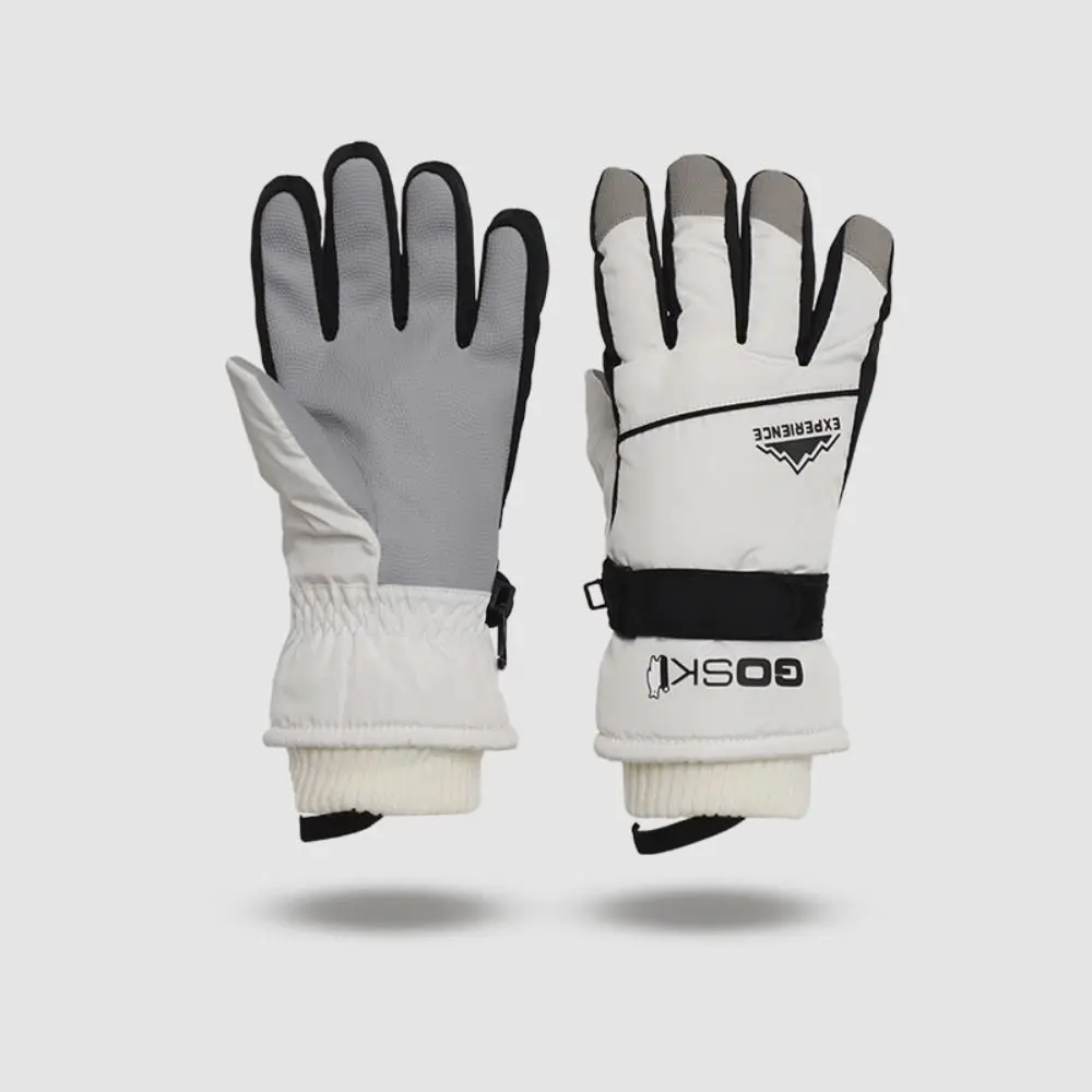 ファッション保温スノーボードグローブタッチスクリーン防風サイクリングミトン防水厚みのあるスキー手袋女性/女の子