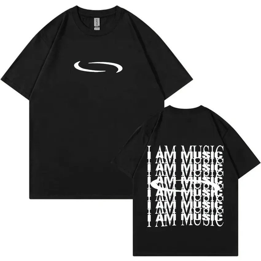 Camiseta de algodón del rapero Playboi Carti I AM MUSIC Album para hombre y mujer, ropa informal estilo Hip Hop gótica, camisetas de verano, camiseta holgada informal Harajuku