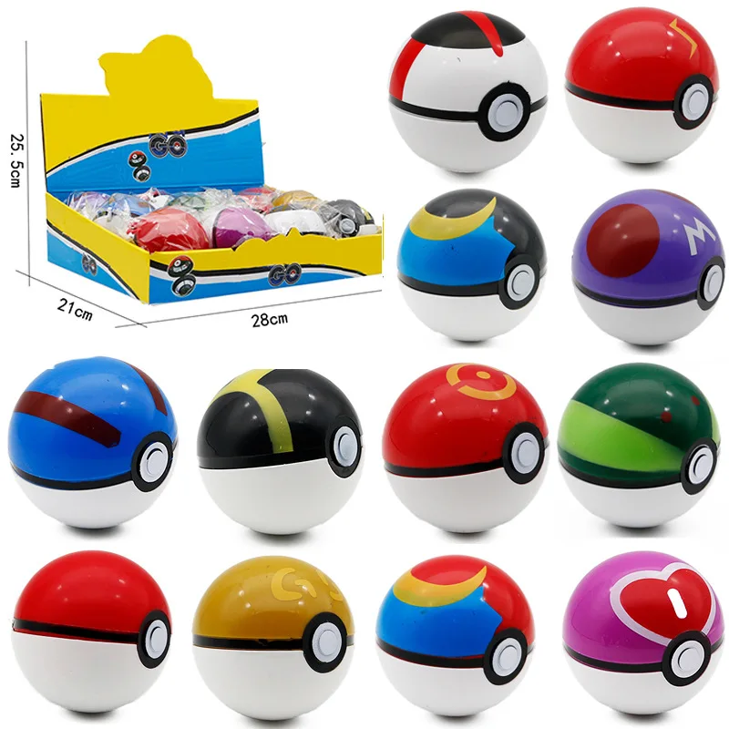 12-個のポケモンフィギュアセット-ピカチュウ-ポケボール付き-アニメモデル人形おもちゃ-子供用-クリスマス-誕生日ギフトコレクション
