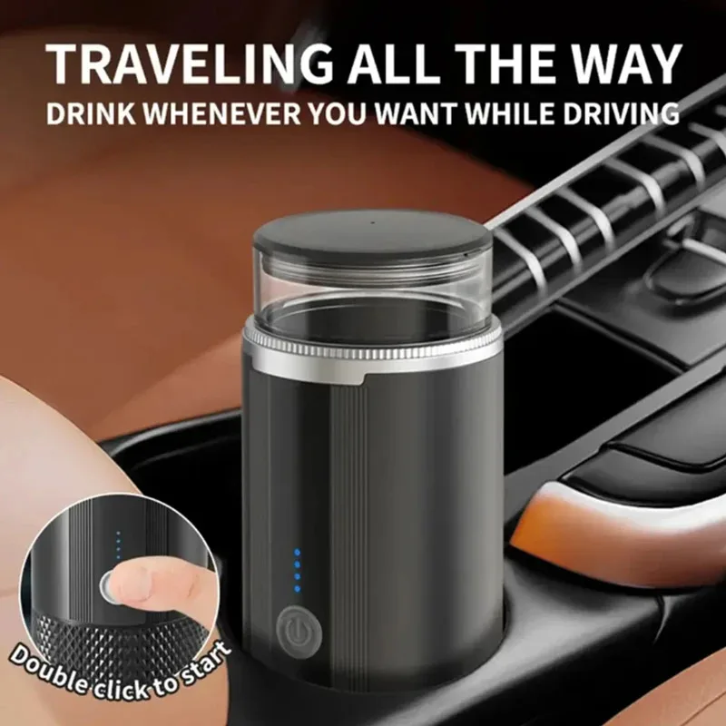 

Беспроводная эспрессо-машина, дорожная кофеварка, маленькая перезаряжаемая кофемашина для кемпинга, дома на колесах, пешего туризма, подходит для капсул