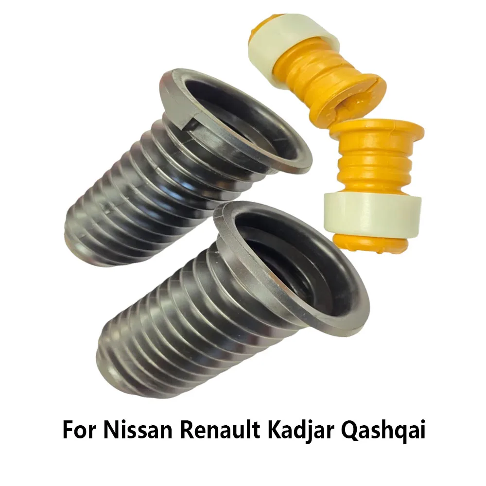 2x Shock Absorber Dust Cover Bellow Set for Nissan Renault Kadjar Qashqai X-Trail Chassis Suspension Parts