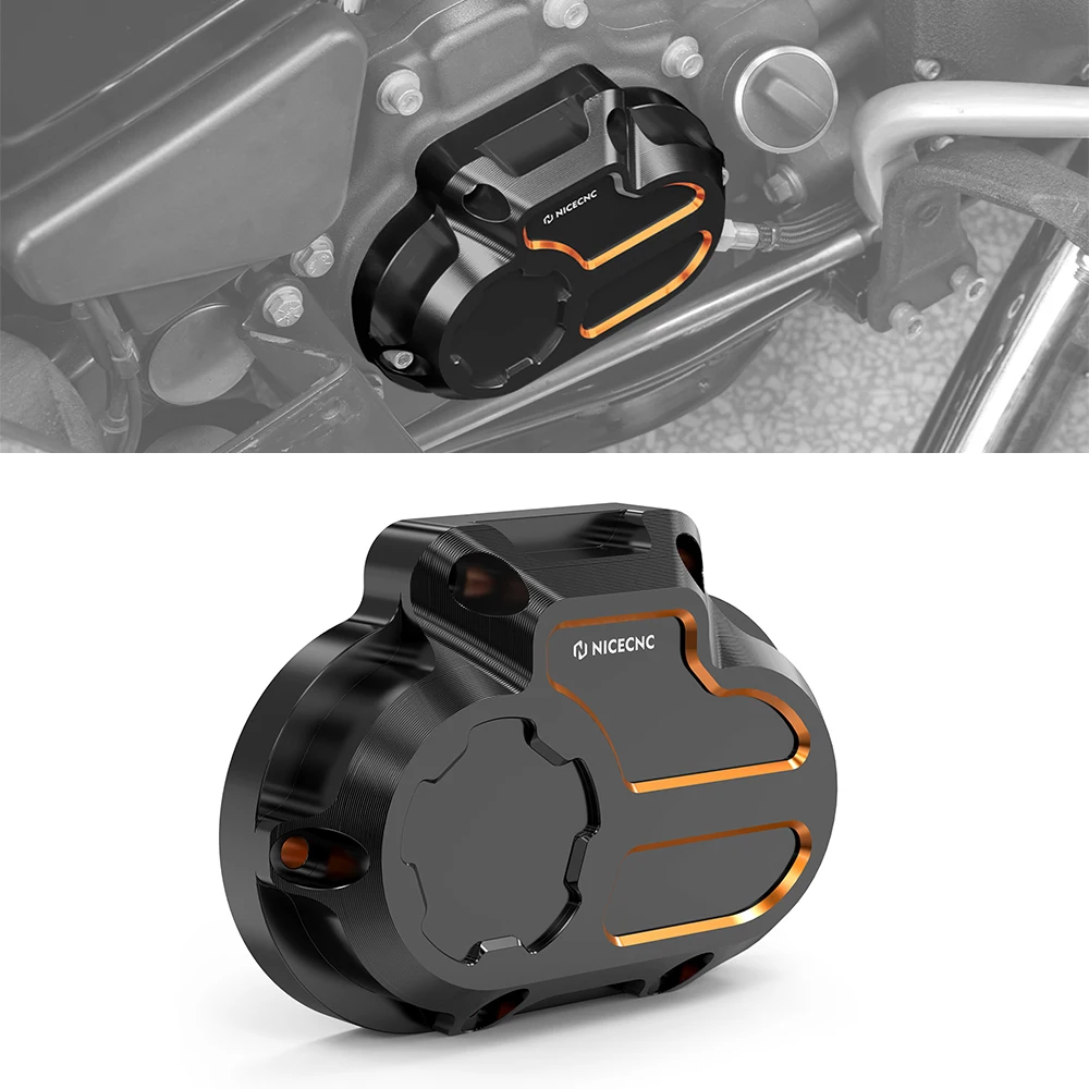 

NICECNC For Harley Dyna Street Bob Fat Bob Low Rider Wide Glide 2006-2017 Super Glide FXD 2006-2013 Transmission Side Cover