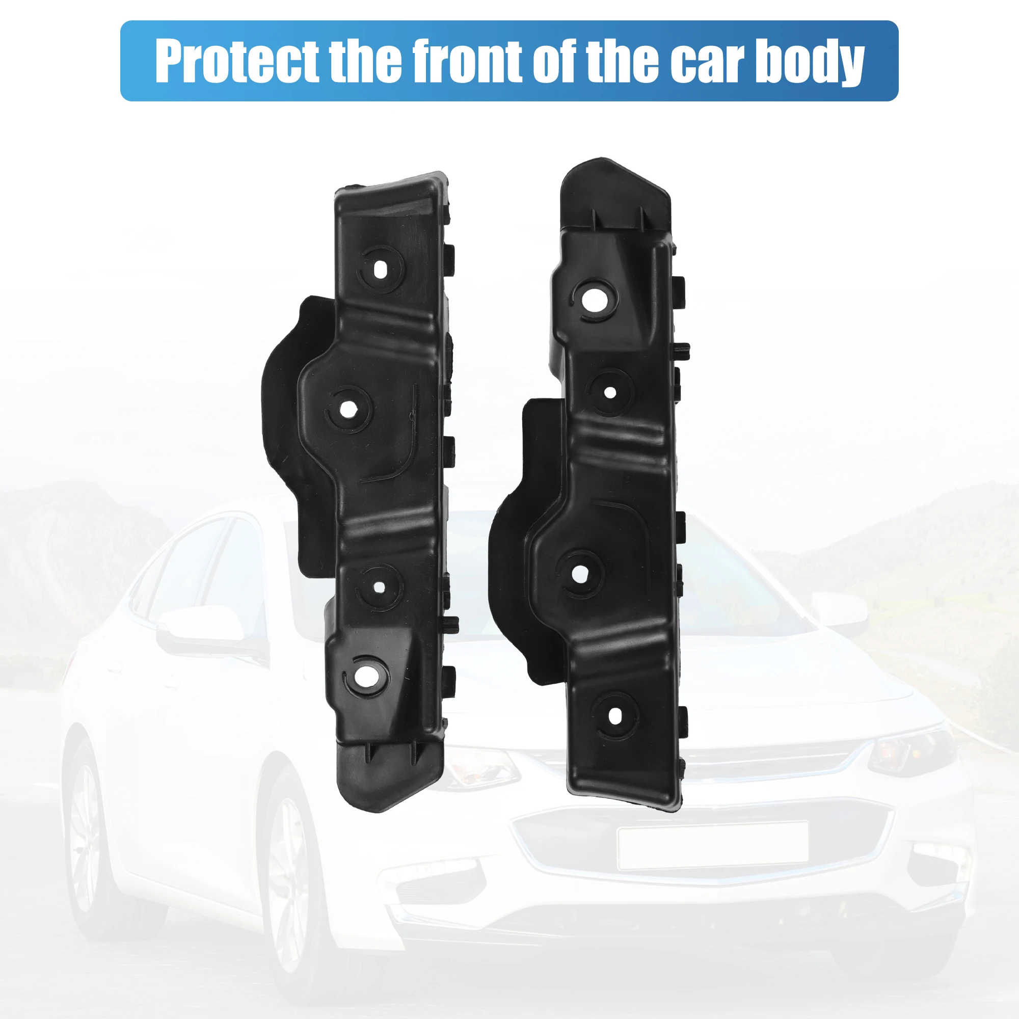 X Autohaux 1 Pair Front Bumper Mounting Support Bracket No.22986140 for Chevrolet Malibu 2013-2015 for Chevrolet Malibu Limited