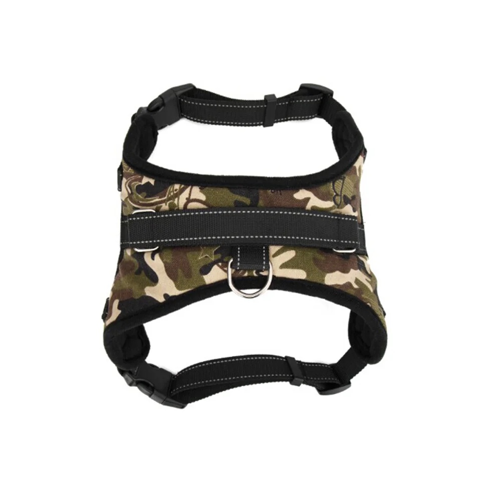 

Camouflage Saddle Dog Harness for Medium Large Dogs Size M Durable Oxford Cloth Comfortable Control Easy to Use