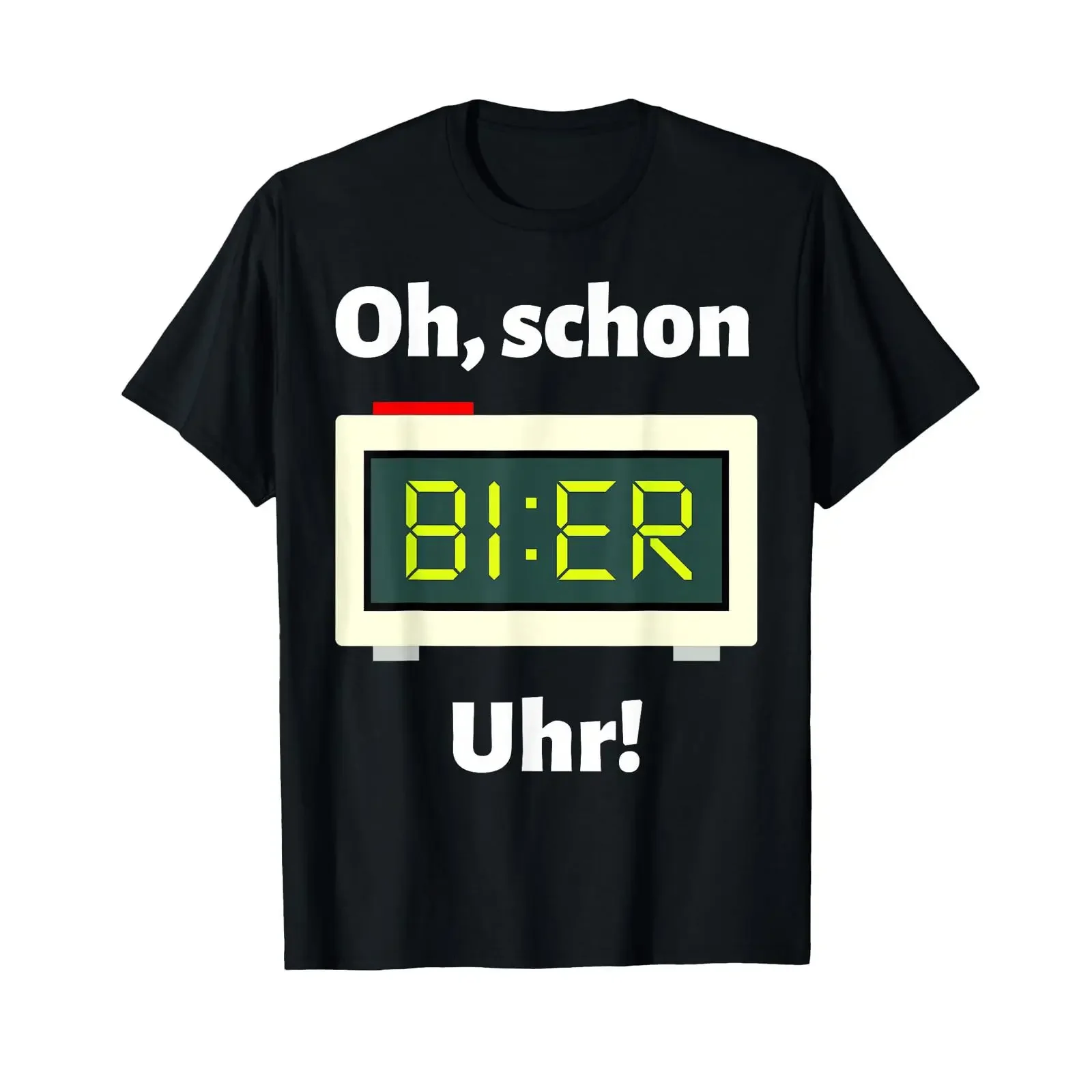Beer Clock Funny Mallorca Party Alcohol Saufen Suff T Shirt vintage Washed graphic fashion homme Slightly streetwear