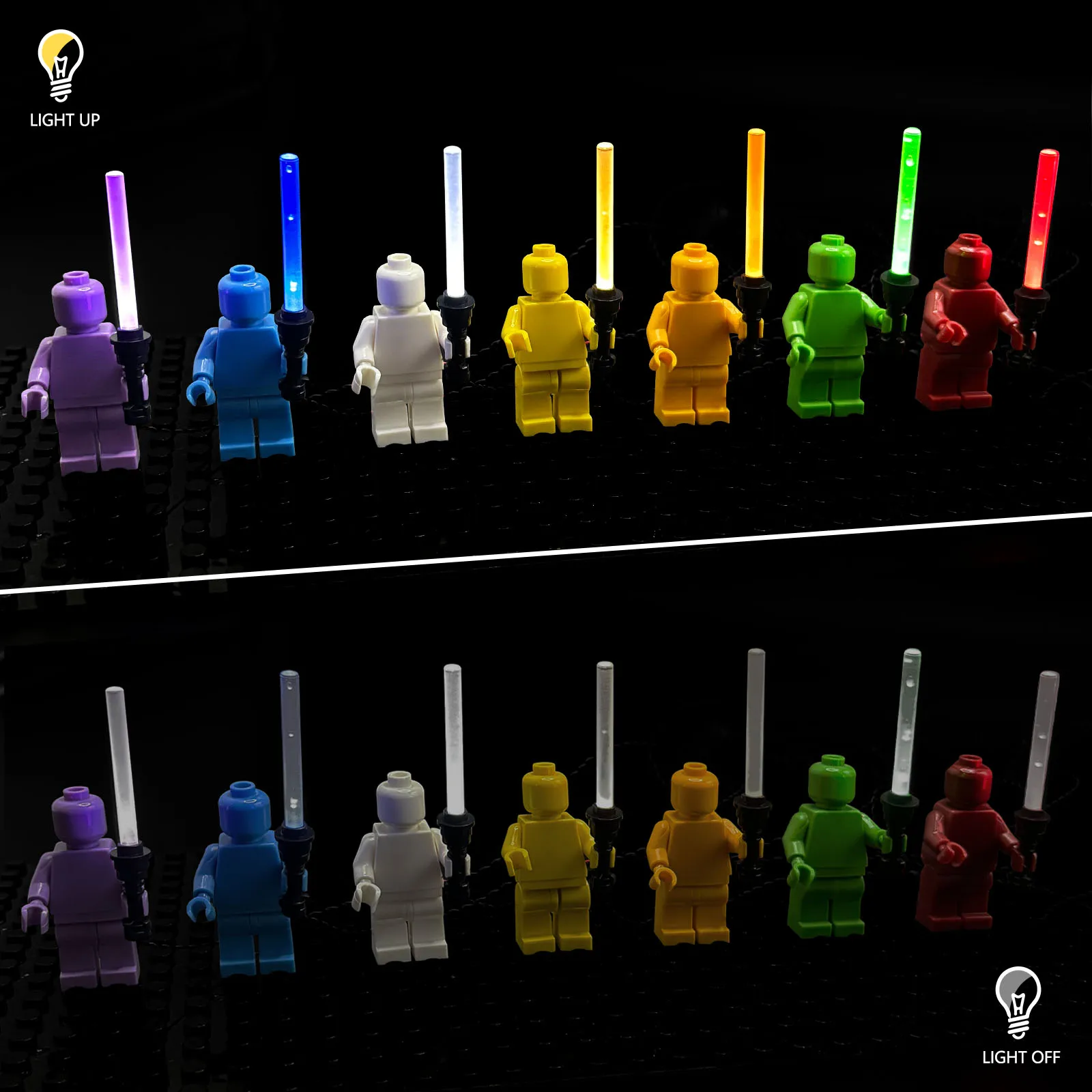 ملحقات شخصيات LYBMTWF Lightsaber الصغيرة، ملحقات أسلحة لعبة مكعبات البناء