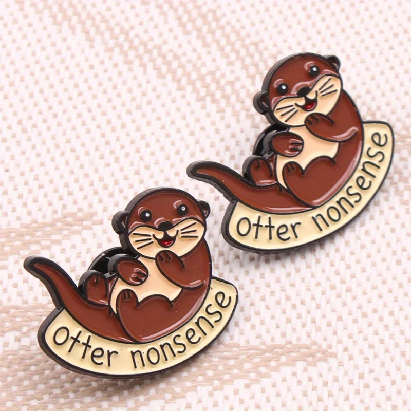 Funny Enamel Lapel Pins, Cute 