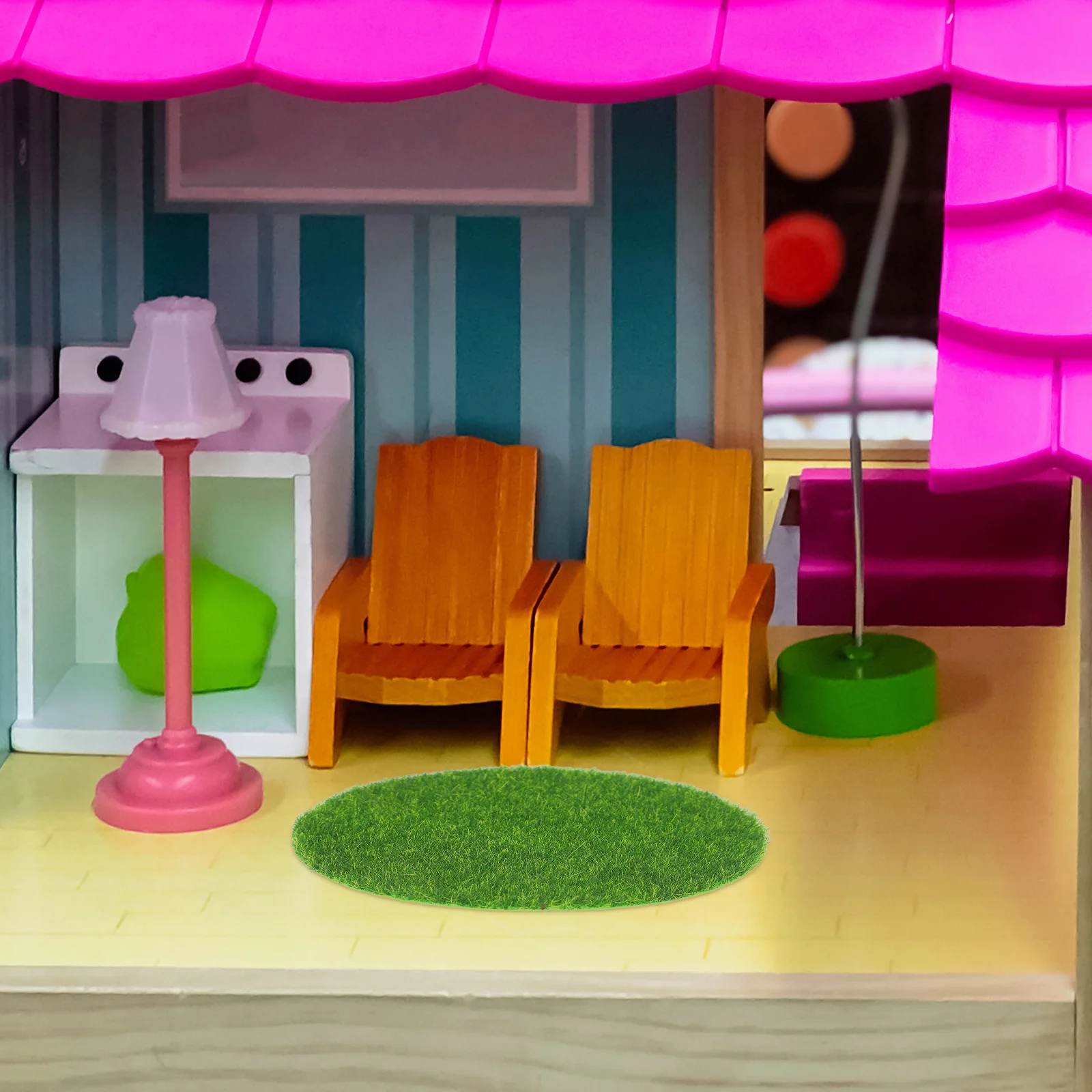 

5Pcs Artificial Moss Realistic Green Texture for DIY Micro Landscape Garden Decoration Indoor Plant Craft Fake Grass