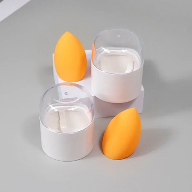 Portable Beauty Egg Storage Box Drying Box Sponge Puff Drying Rack Case Sponge Stand Makeup Blender Puff Holder With Cover