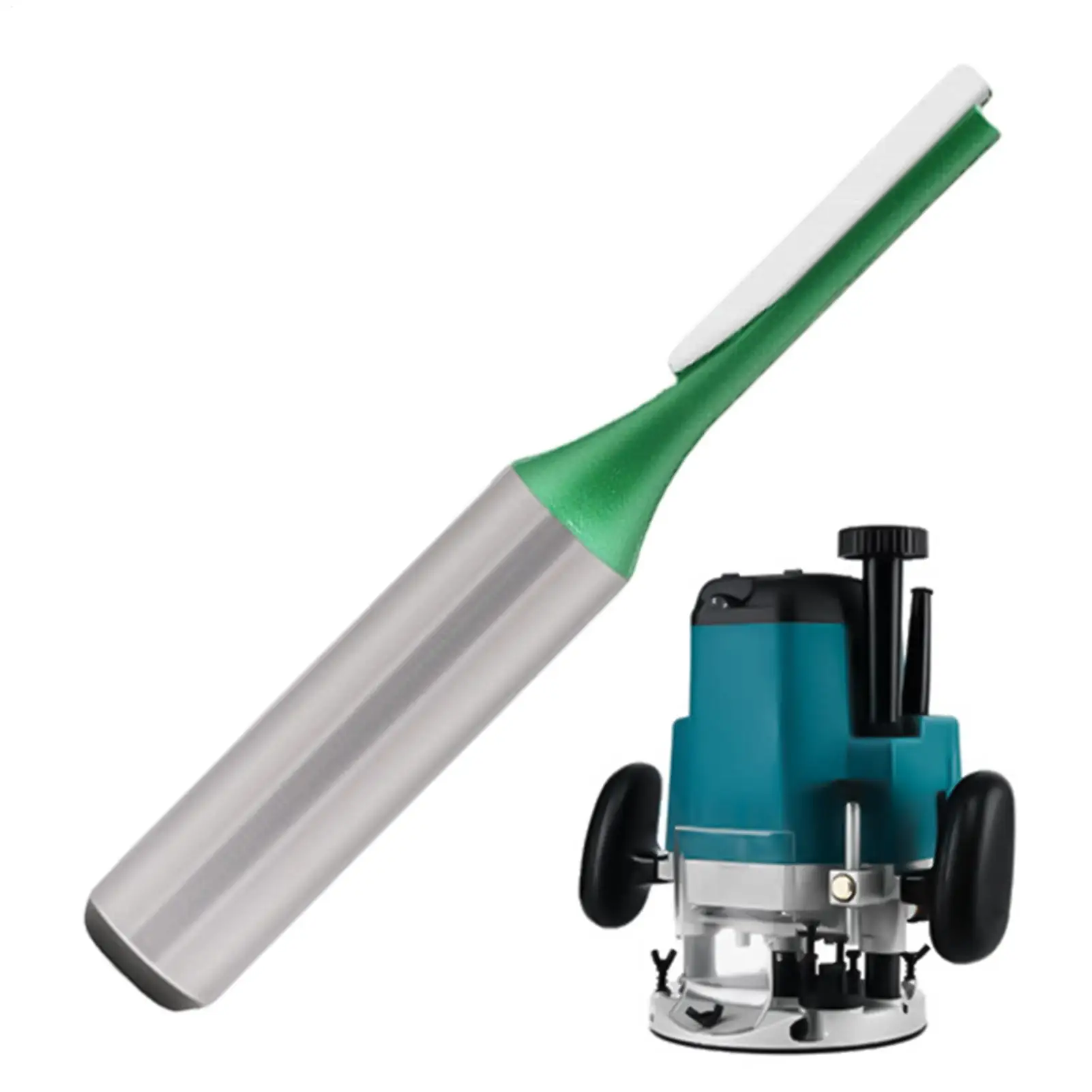 Straight Router Bit 8mm Shank Diameter Cutter Router Bit For Grooving Cutting Carving Edge Trimming Milling Woodworking