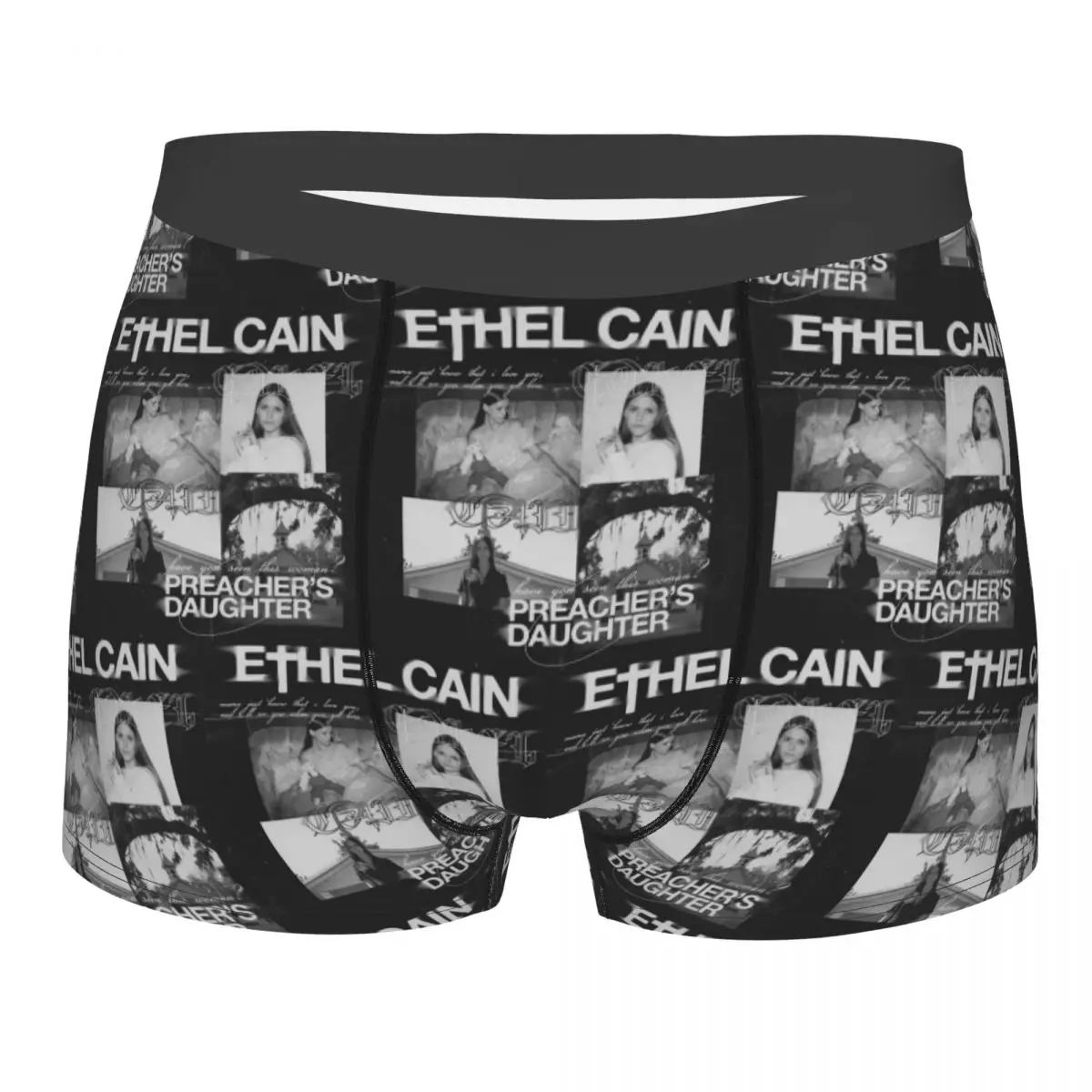 Boxer Underpants Shorts Ethel Cain Singer Album Music Tour 2024 Panties Male Breathable Underwear for Homme Man Boyfriend Gift