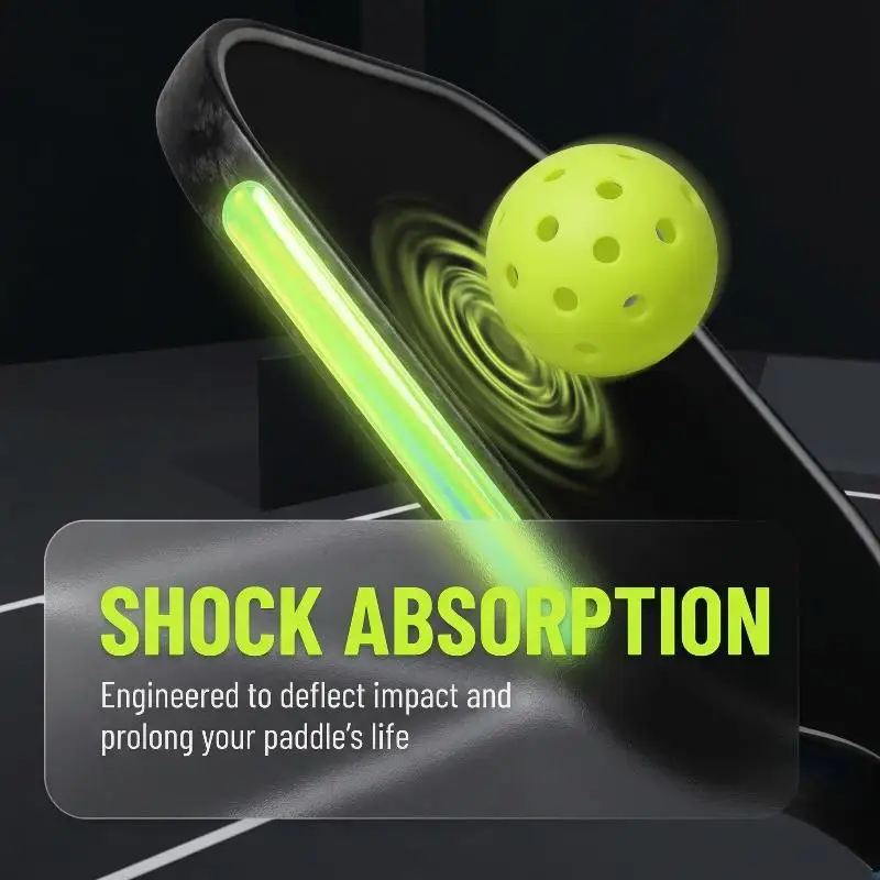 

4Pcs Wear-Resistant Pickleball Paddle Weight Tape Universal Balance Sticker Colorful Shock Absorption Paddle Accessory
