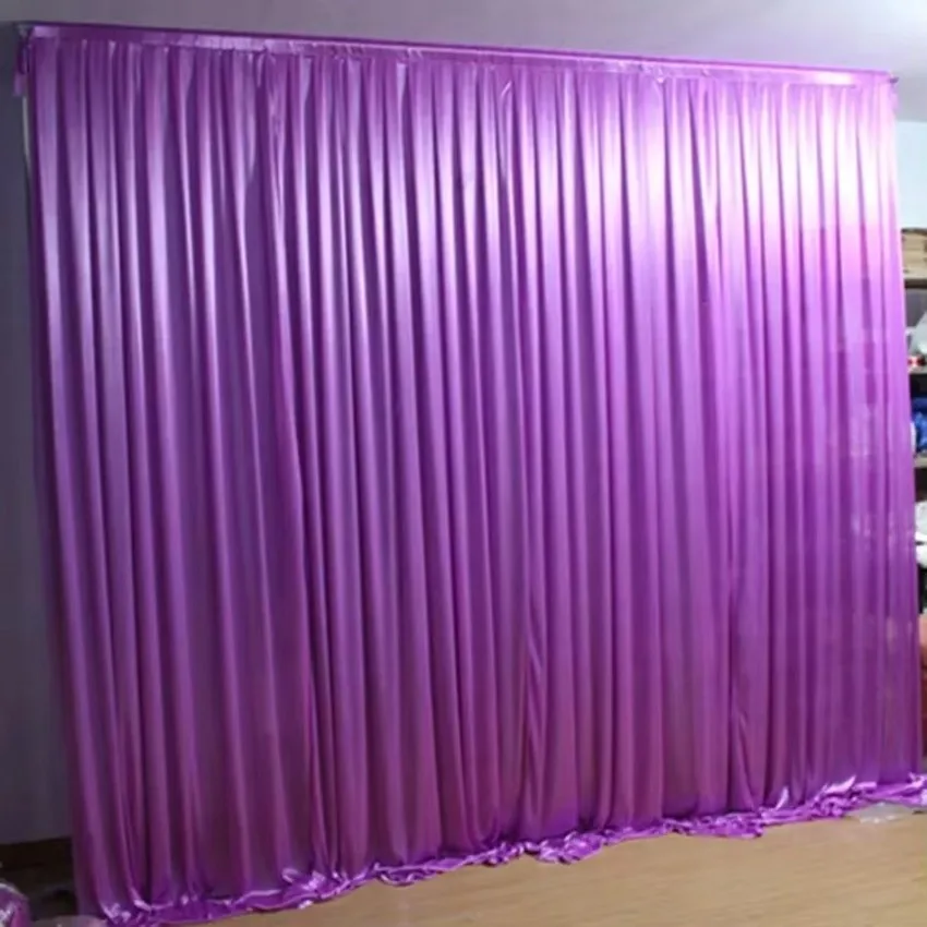 

Wedding decoration drape big events background cloth party curtain ice silk material wedding backdrops panels hanging curtains