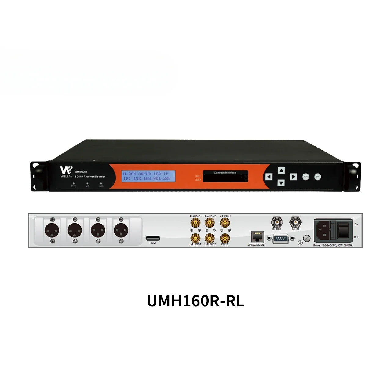 

DVB-S2 Satellite Receiver Decoder H.264 HD IRD With CI Slots For Scrambler