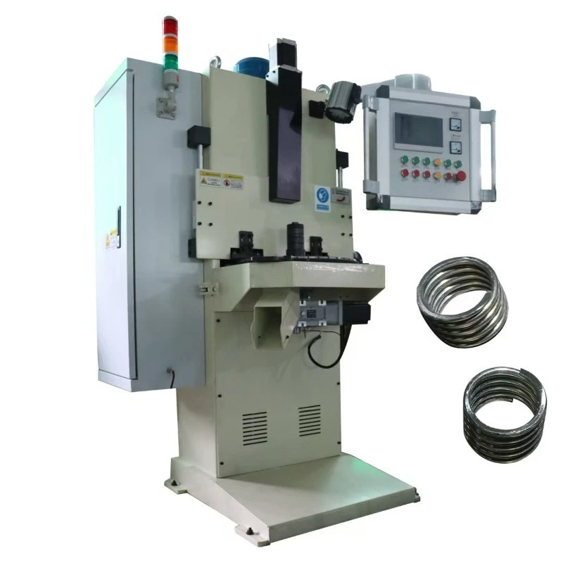 Computer numerical control spring grinding machine for compression spring coil spring