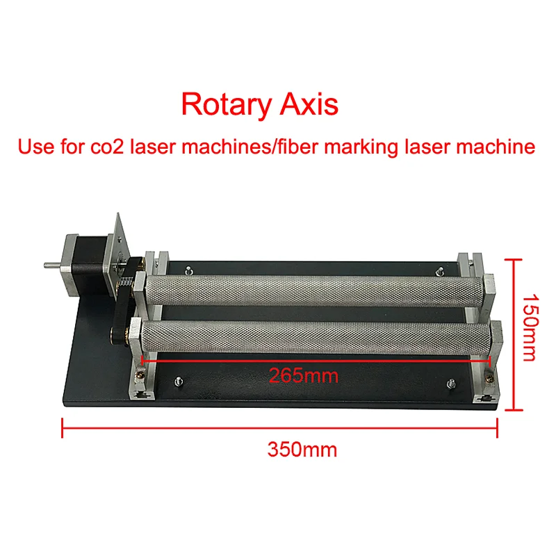 

Laser Engraving Machine Rotary Axis Rotary Jig Cylinder Engraving Rotary Axis Use for Co2 Laser Machines Fiber Marking Laser