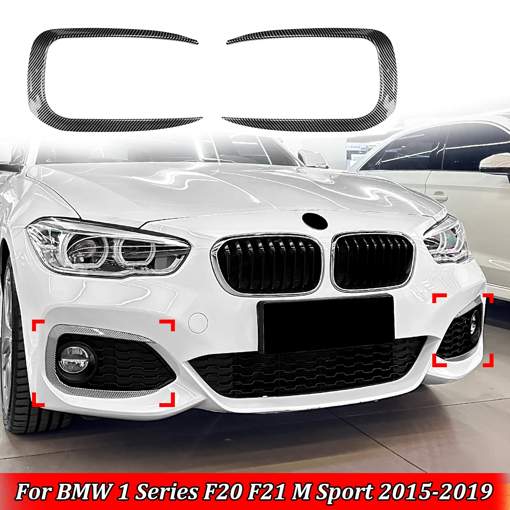 Przedni zderzak Spoiler Splitter Wykończenie Do BMW serii 1 F20 F21 M Sport 2015-2019 Boczna spódnica Tylny spojler Wyścigowy grill Body Kit