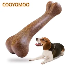 Nearly Indestructible Dogs Bone Toy Natural Non-Toxic Anti-bite Pet Toys For Puppy Medium Large Dog Chew Game Dental Care Stick