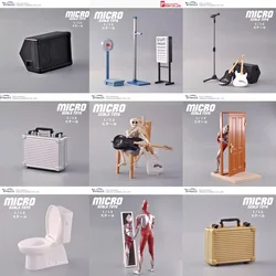 Japanese Yamada 1/12 Soldier Band Scene Height Meter Physical Examination Scale Accessories Audio Speakers Guitar Gate Models