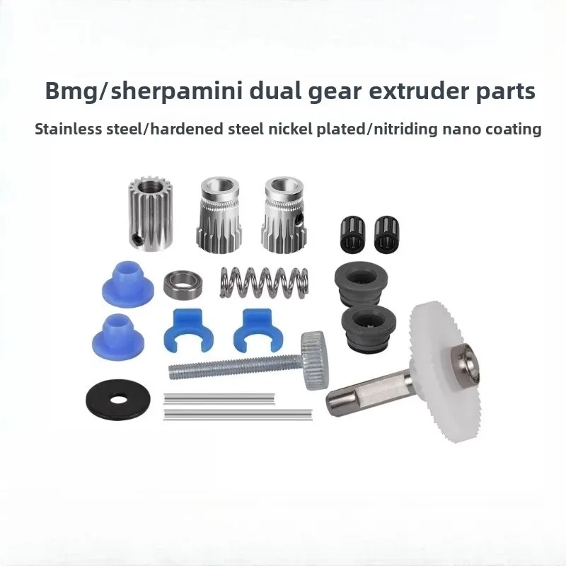 

Voron 0.1/2.4 3D Printer Accessory - BMG Dual-Gear Extruder Kit, Compatible with Bowden & Sherpa Mini Extruder Mechanism