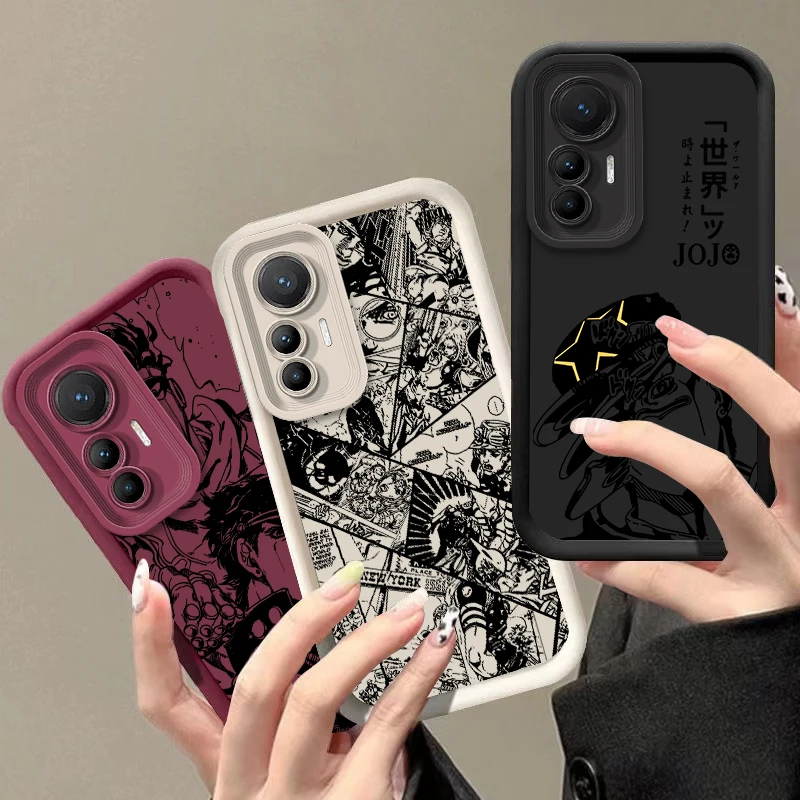 JOJO Anime Kujo Jotaro For Xiao POCO 12T 11 F2 F3GT F4 F5 X X4 X5 M3 14 Pro GT 4G 5G  Eye Ladder Phone Case