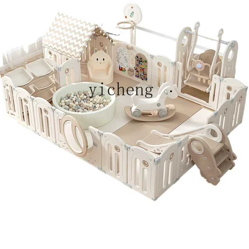 

Tqh Fence Protective Grating Baby Game Children's Ground Indoor Home Protective Grating Crawling Mat Safety Fence