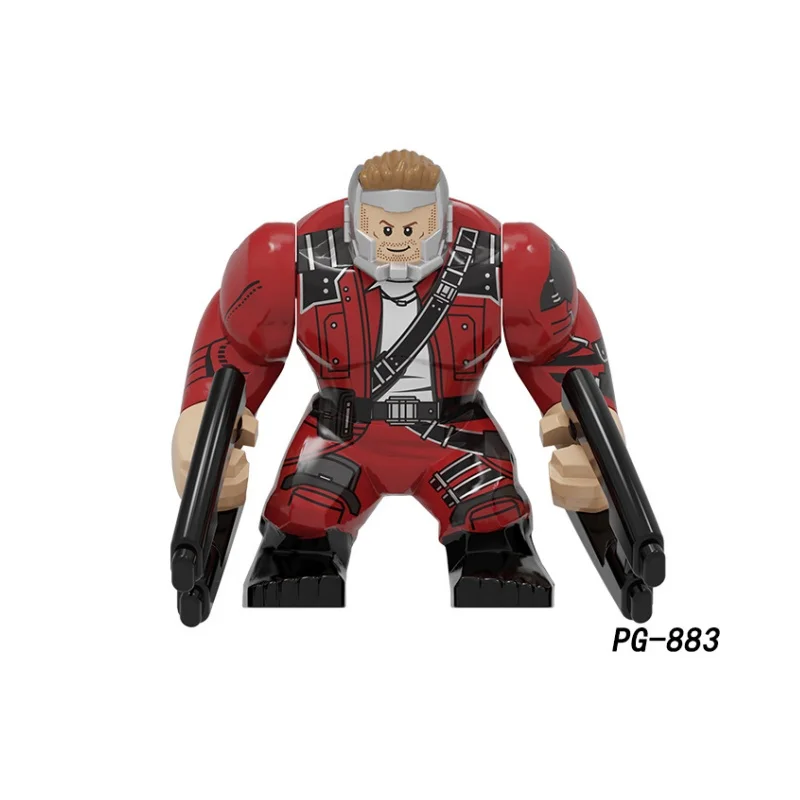 شخصيات أنيمي نموذج عفريت كبير سبايدرمان الرجل الحديدي فينوم كابتن هوك ديدبول تكنيك درع المدينة دمى هدايا #6