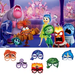 12pcs Disney Inside Out Eye Mask Cosplay Glassess Birthday Party Decoration Kids Costume Dress Up Masquerade Supplies Party Gift