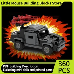 Military Animation Model MOC Building Bricks Special Vehicle Equipment Modular Technolog Gift Holiday Assemble Children Toy Suit