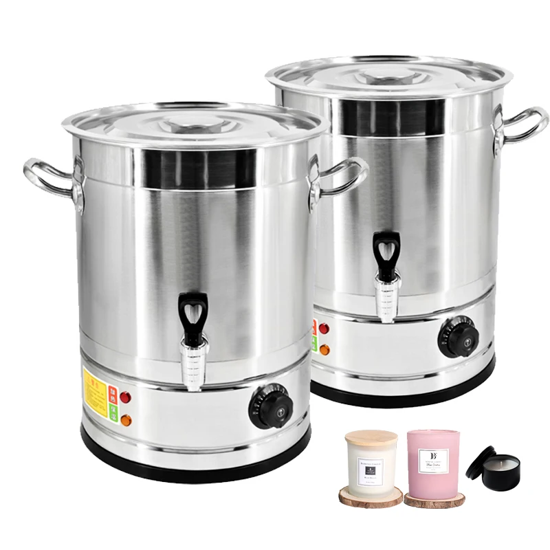 Stainless Steel ElectricSoy wax melter tank wax boilers waxes candle making machine