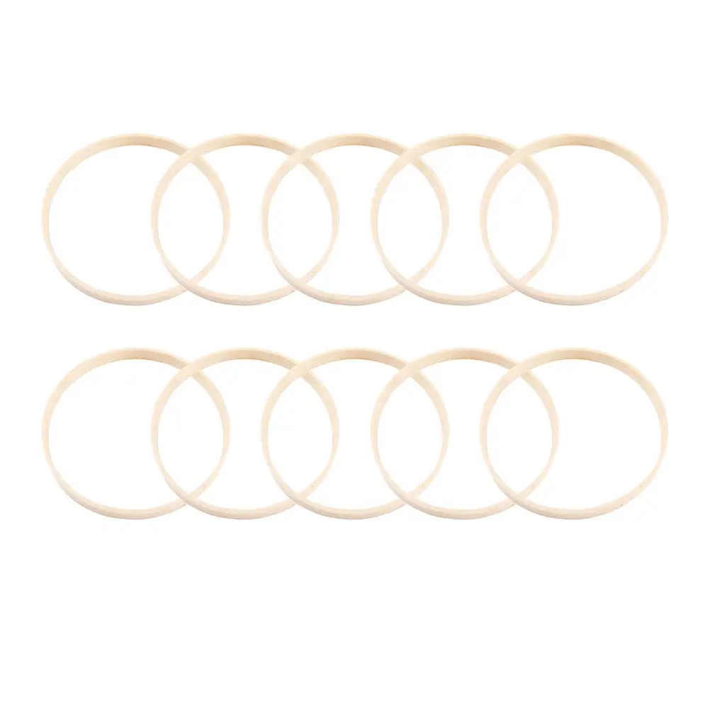 13Pcs Bamboo Dreamcatcher Rings 15Cm Round Fan Frame Perfect for DIY Dreamcatcher Windchime Wreath Home Decoration and