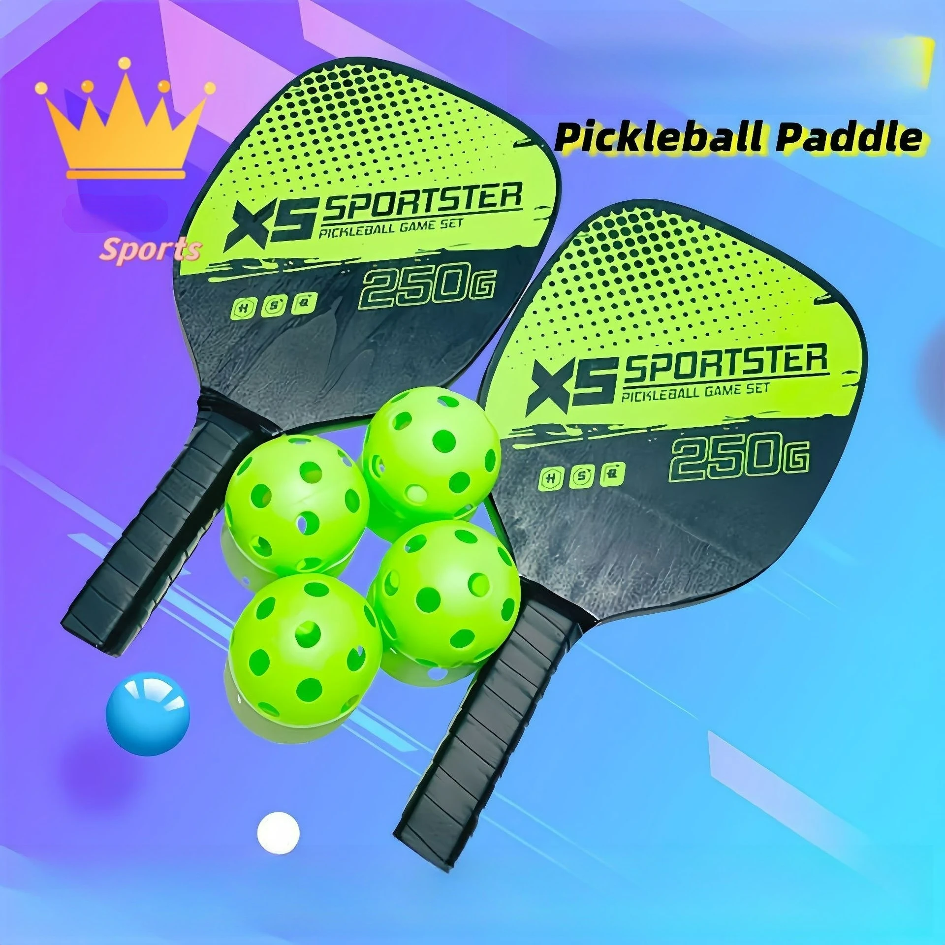 

Pickleball Paddle Outdoor Training Sports Children's And Adult Board Pick Tennis Racket Set Ultra Light Sports Accessories‌