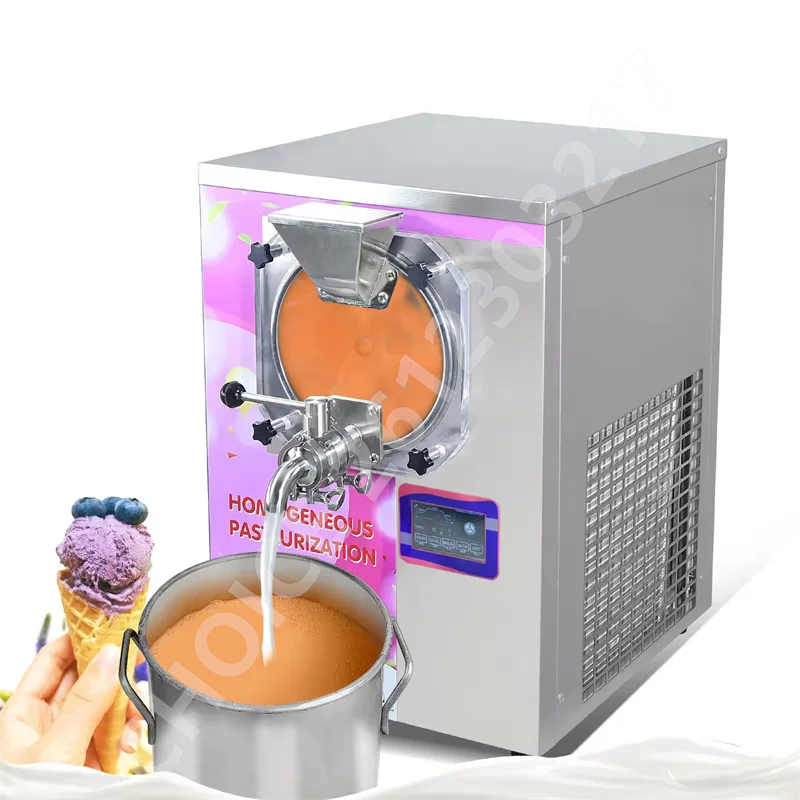 110/220V Commercial High Temperature Ice Cream Milk Pasteurization Maker Automatic Small Scale Dairy Yogurt Making Gelato Maker