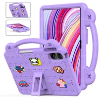 Funda para niños para Redmi Pad Pro 2024, lanzado de 12,1 pulgadas, EVA, soporte a prueba de golpes, de mano con funda para bolígrafo para Xiaomi Poco Pad