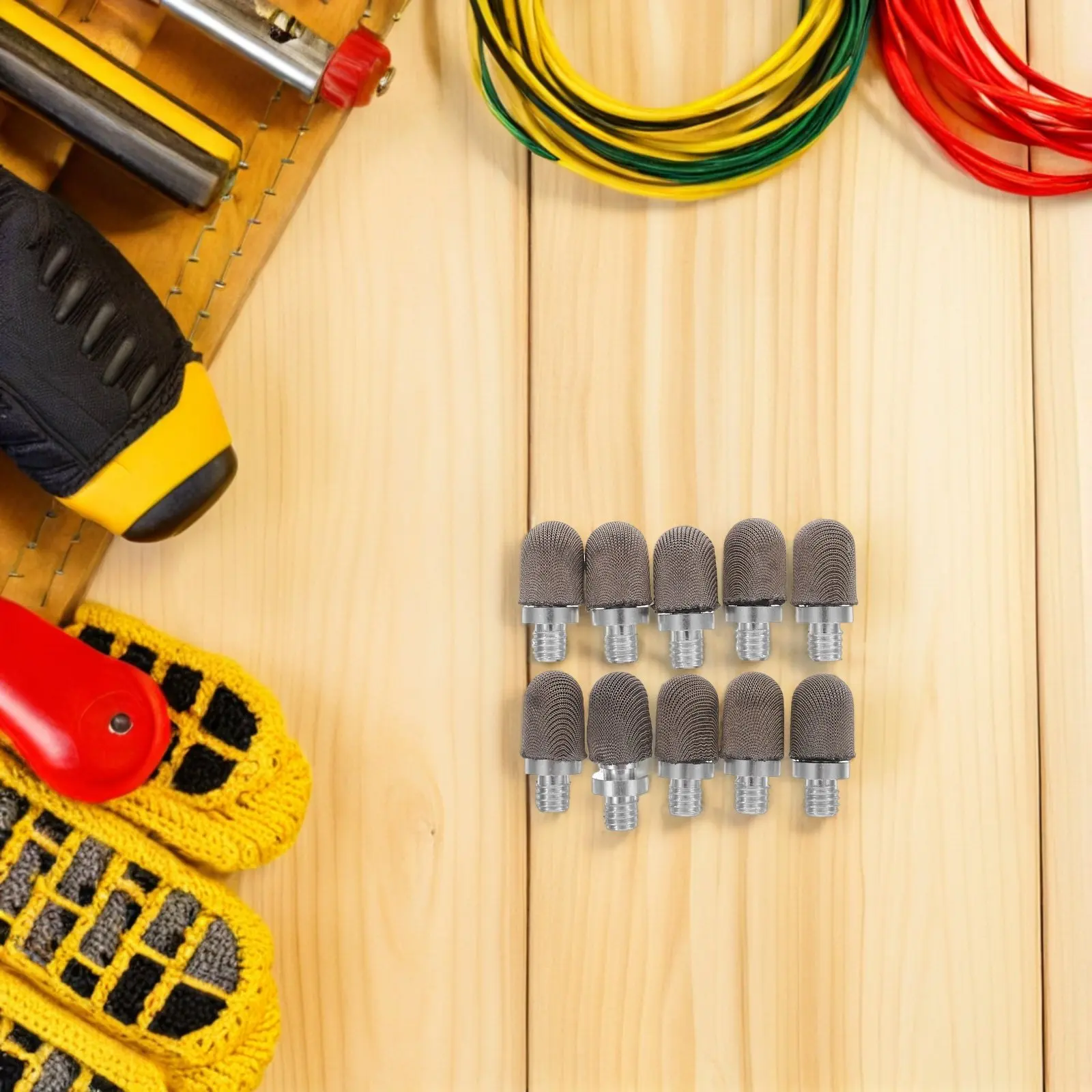 

10Pcs Capacitive Stylus Replacement Tips Mesh Fiber Conductive Ends for Digital Drawing Writing Note Taking Stylus