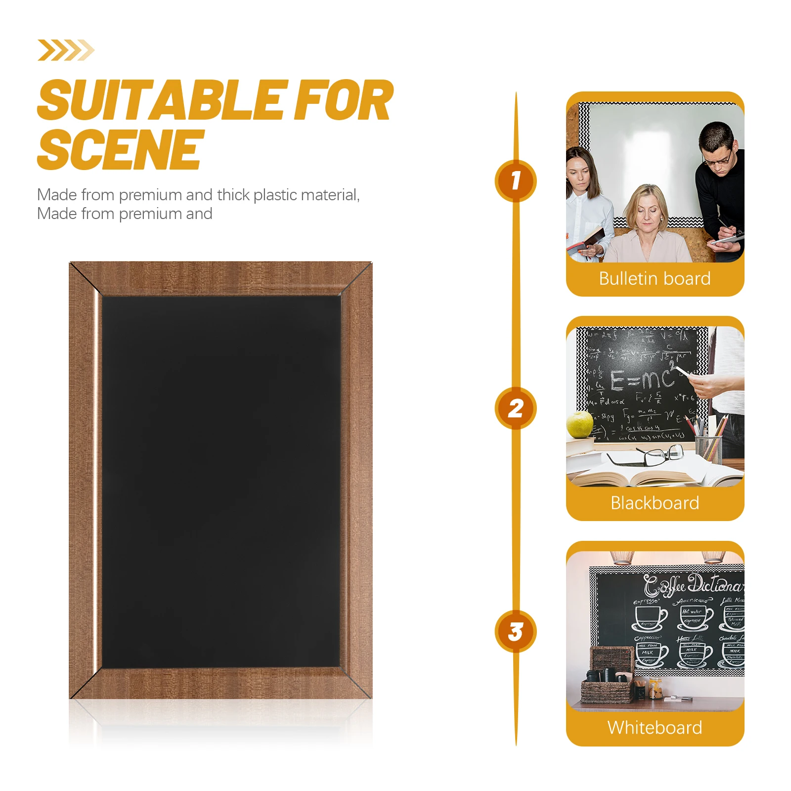 20pcs Blackboard Stickers Labels Erasable Reusable Large Design for Containers Wall Storage Bins Home Office School Folder