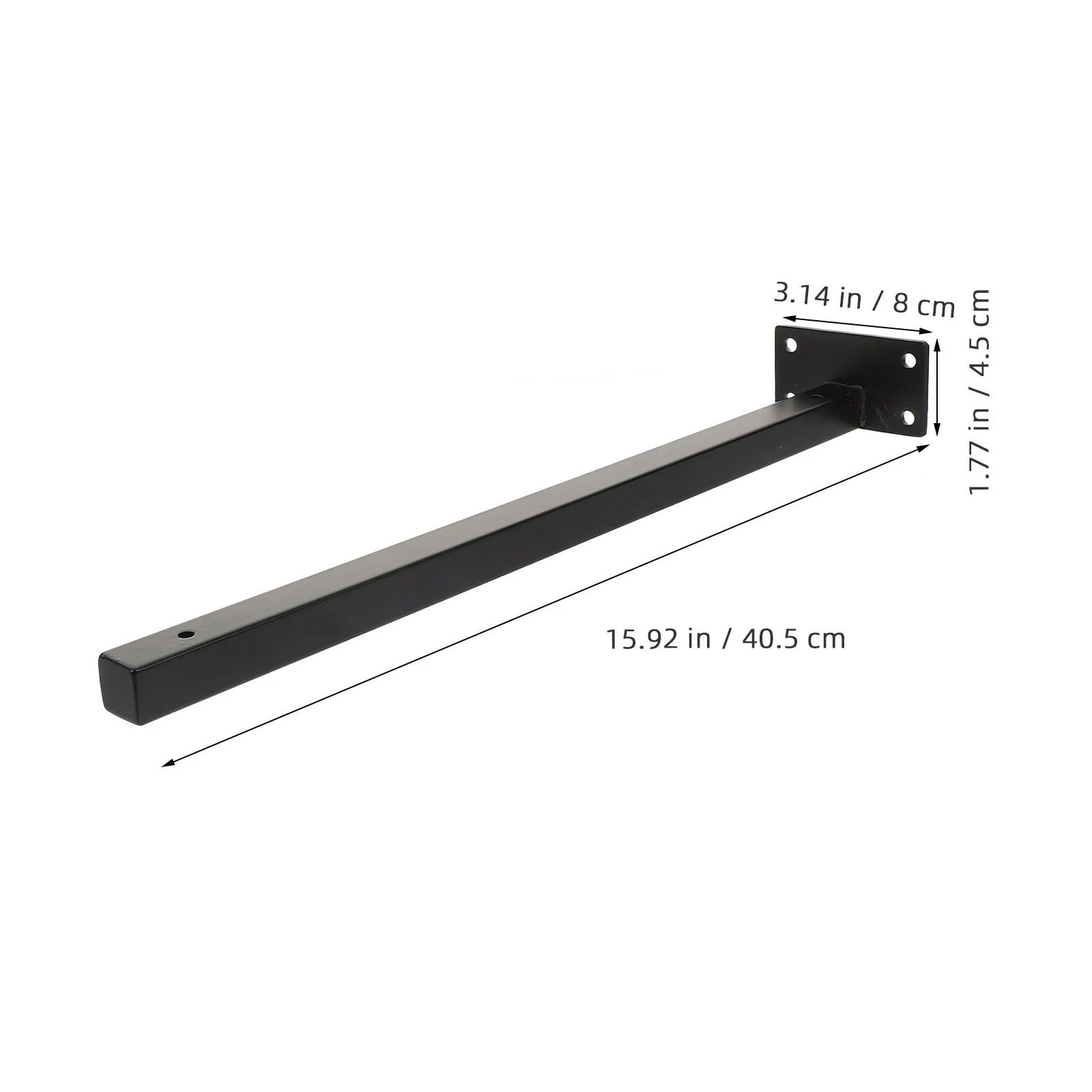 Soportes de estante resistentes a prueba de herrumbre, soporte flotante oculto montado en la pared, decoración del hogar, fácil instalación, soporte de señal colgante, 4 Uds.