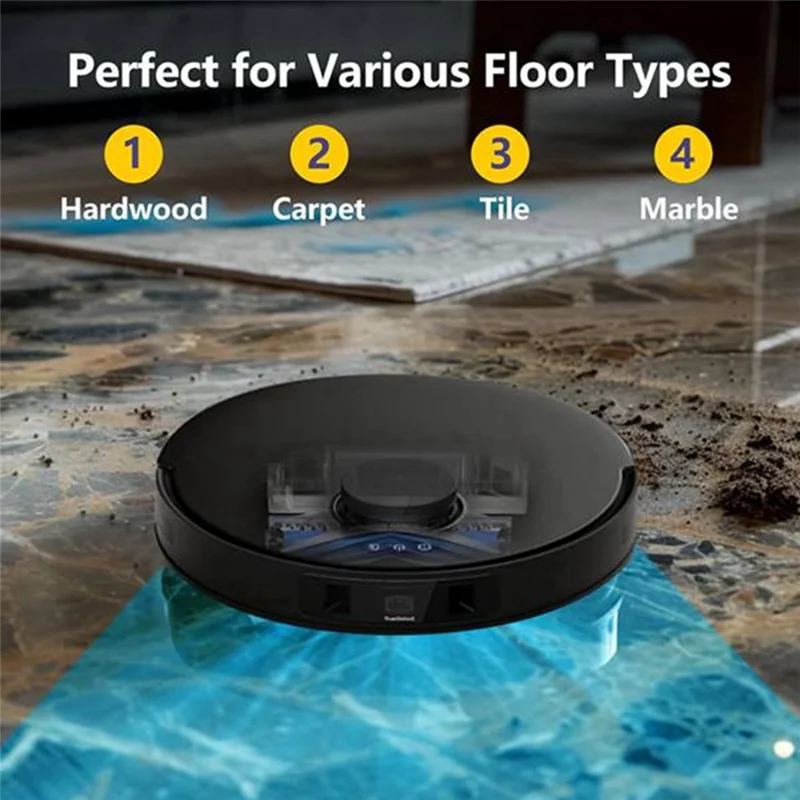 24 peças para ecovacs t30 omni/t30 pro omni/eeedi m12 pro +/t30 max robô vácuo acessórios ultra duráveis